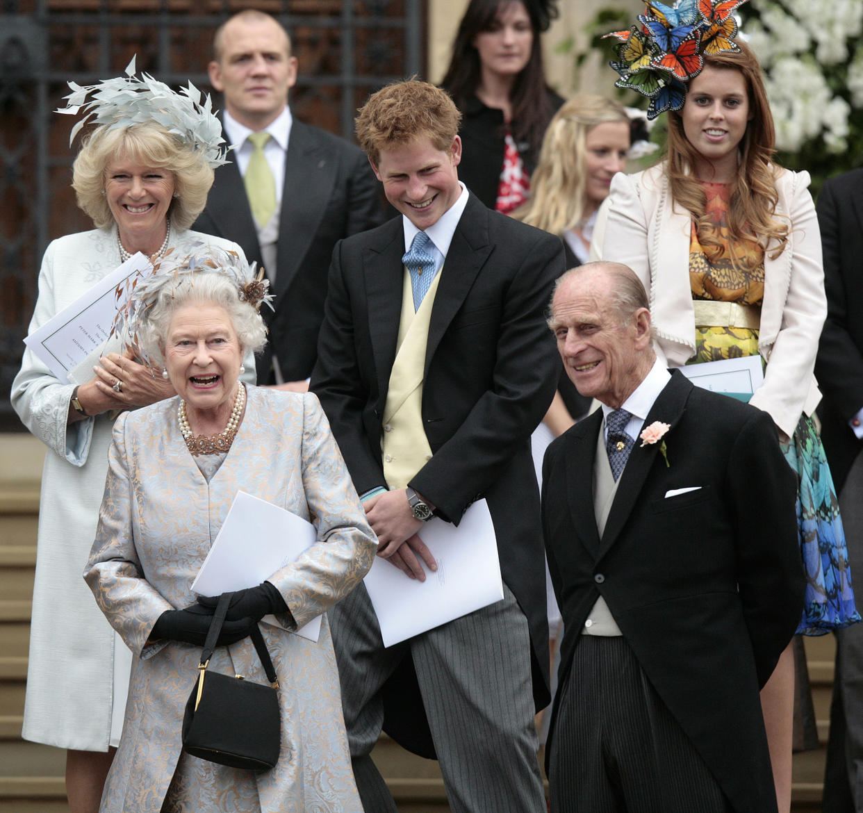 Britain's Queen Elizabeth and Prince Philip (Pool via Reuters)