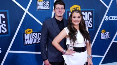 2022 CMT Music Awards - Red Carpet, Gabby Barrett and Cade Foehner