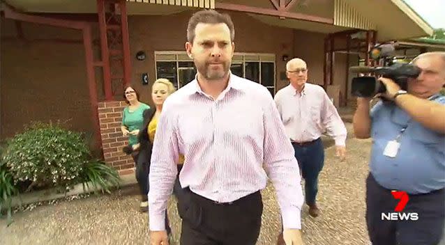 Gerard Baden-Clay was 'over-confident' in the courtroom. Photo: 7 News