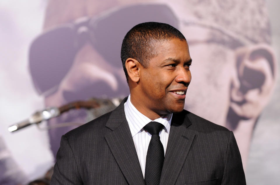 Denzel Washington at the premiere for "The Book Of Eli"
