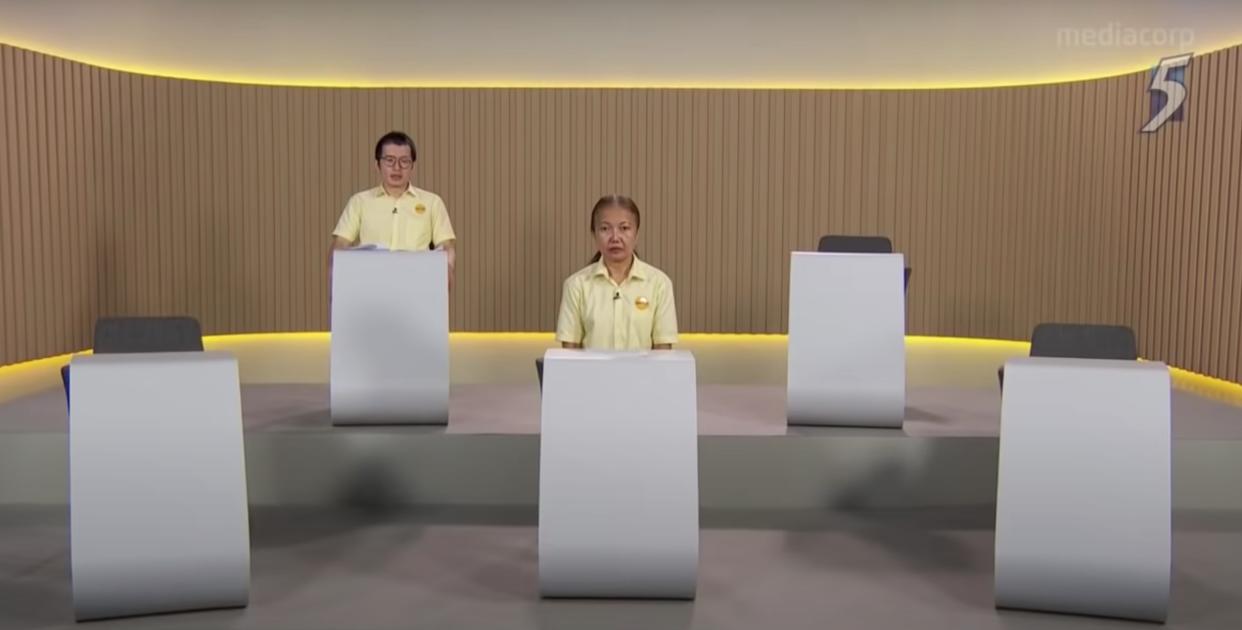 Reform Party constituency party broadcast for Ang Mo Kio GRC. (PHOTO: Screenshot/YouTube)