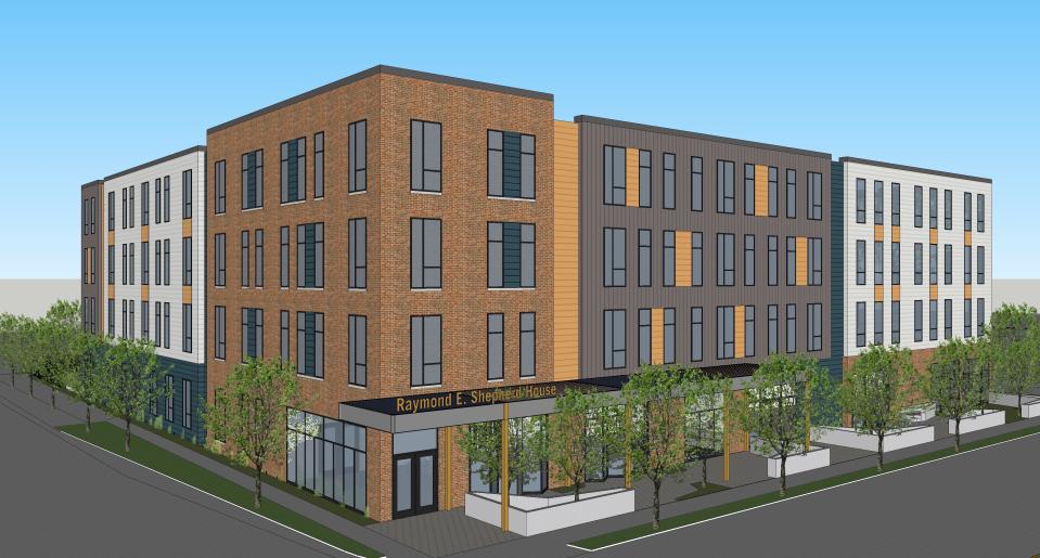 The Raymond E. Shepherd House in suburban Detroit will have 53 one- and two-bedroom affordable apartments for seniors who earn up to 60% of the area’s median income.