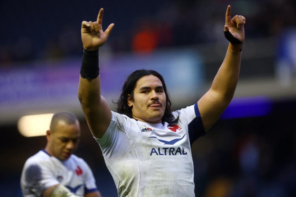 Posolo Tuilagi is set to make his first France start in the second row against Italy in Lille (Action Images via Reuters)