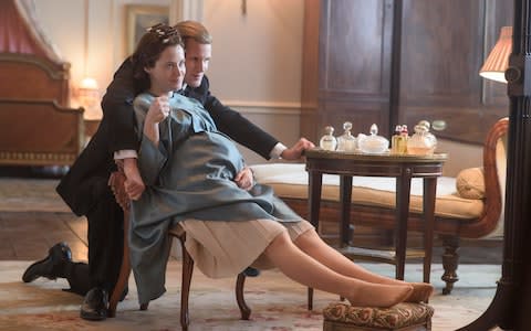 Matt Smith and Claire Foy