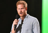 <p>In May, Harry gave an impassioned speech about the importance of vaccine equity amid the COVID-19 pandemic in a speech at the <a href="https://protect-us.mimecast.com/s/UQWBCKrGr9FqQP5K8Fn0yka?domain=globalcitizen.org/" rel="nofollow noopener" target="_blank" data-ylk="slk:Global Citizen's VAX Live: The Concert to Reunite the World" class="link ">Global Citizen's <em>VAX Live: The Concert to Reunite the World</em></a> in Inglewood, California.</p> <p>"This pandemic cannot end unless we act collectively with an unprecedented commitment to our shared humanity. The vaccine must be distributed to everyone everywhere," he said in part. "We cannot rest or truly recover until there is fair distribution to every corner of the world."</p>