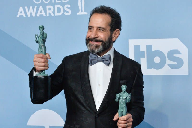 Tony Shalhoub wins a SAG Award for "The Marvelous Mrs. Maisel." File Photo by Jim Ruymen/UPI