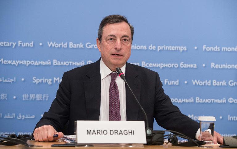 European Central Bank (ECB) President Mario Draghi attended a meeting of finance ministers and central bank governors of the G7 in Dresden, where efforts to hammer out a deal and prevent a disastrous Greek exit from the eurozone took centre stage