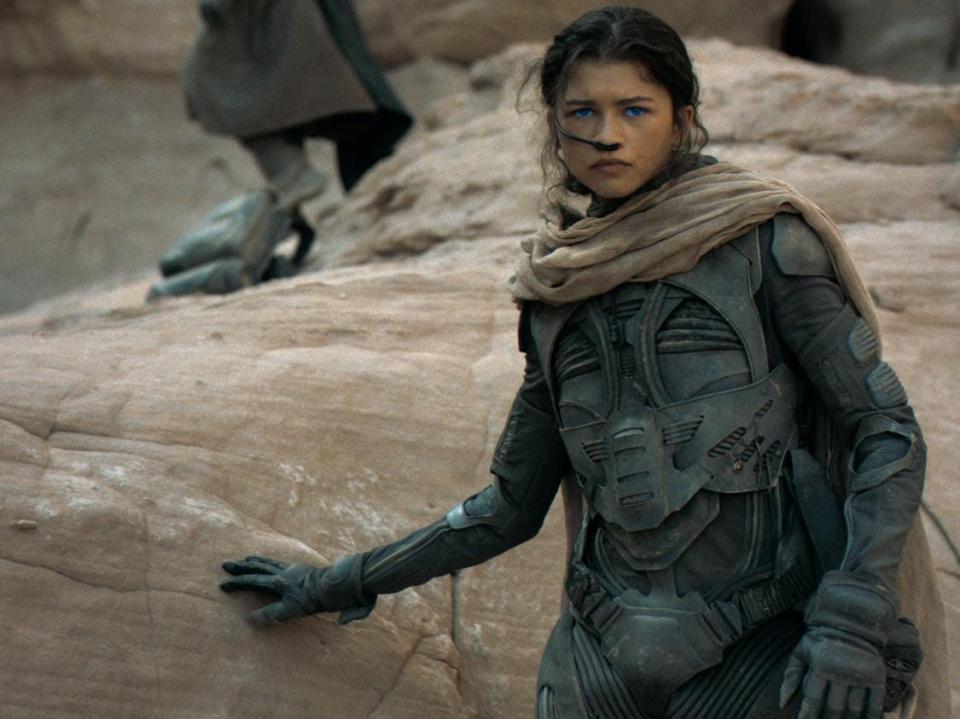 A picture of Zendaya in "Dune."