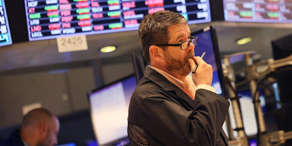 Trader at the NYSE