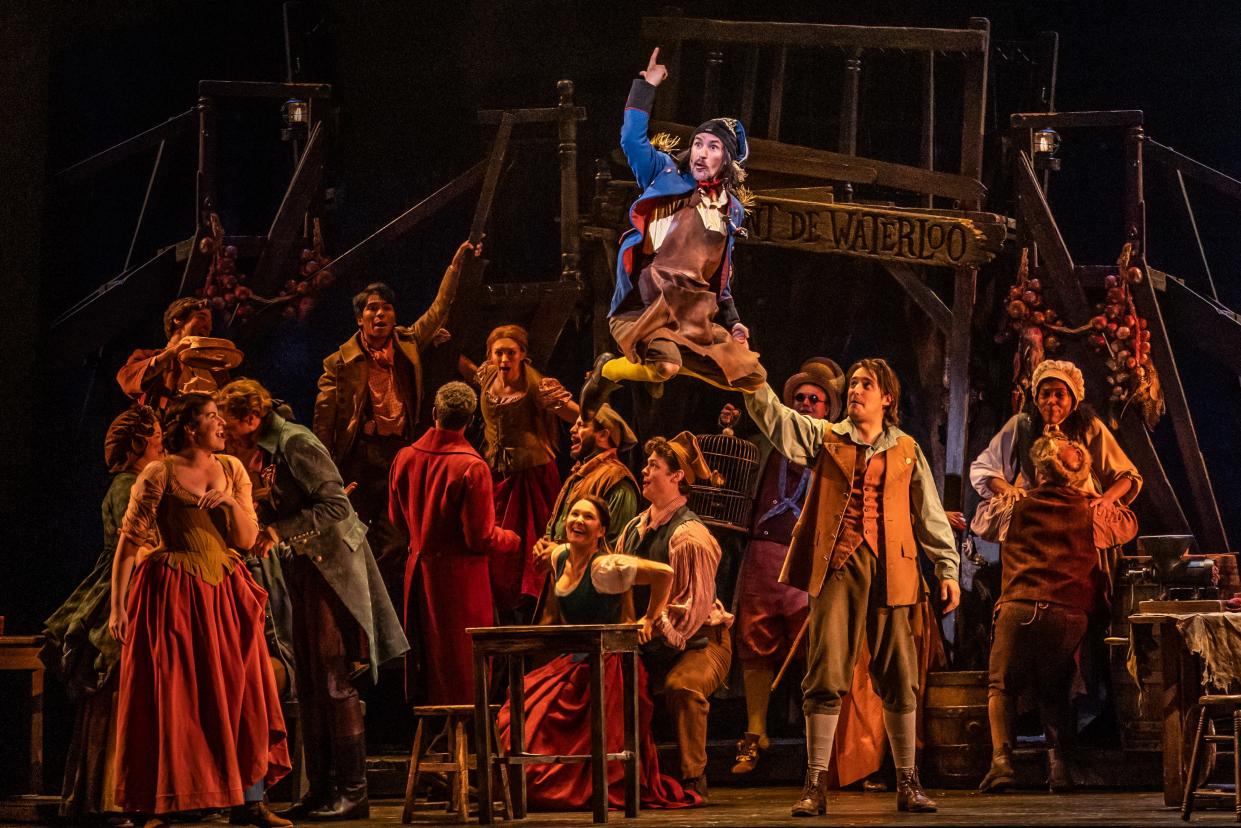 The national touring cast of "Les Misérables" performs the song "Master of the House." "Les Misérables" runs at the Fox Cities Performing Arts Center Feb. 20-25.