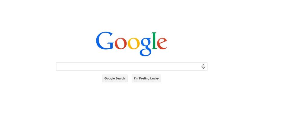 Google home page