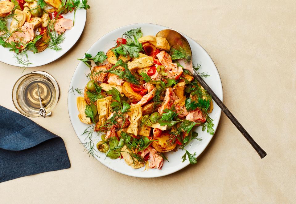 Herby Salmon and Potato Salad