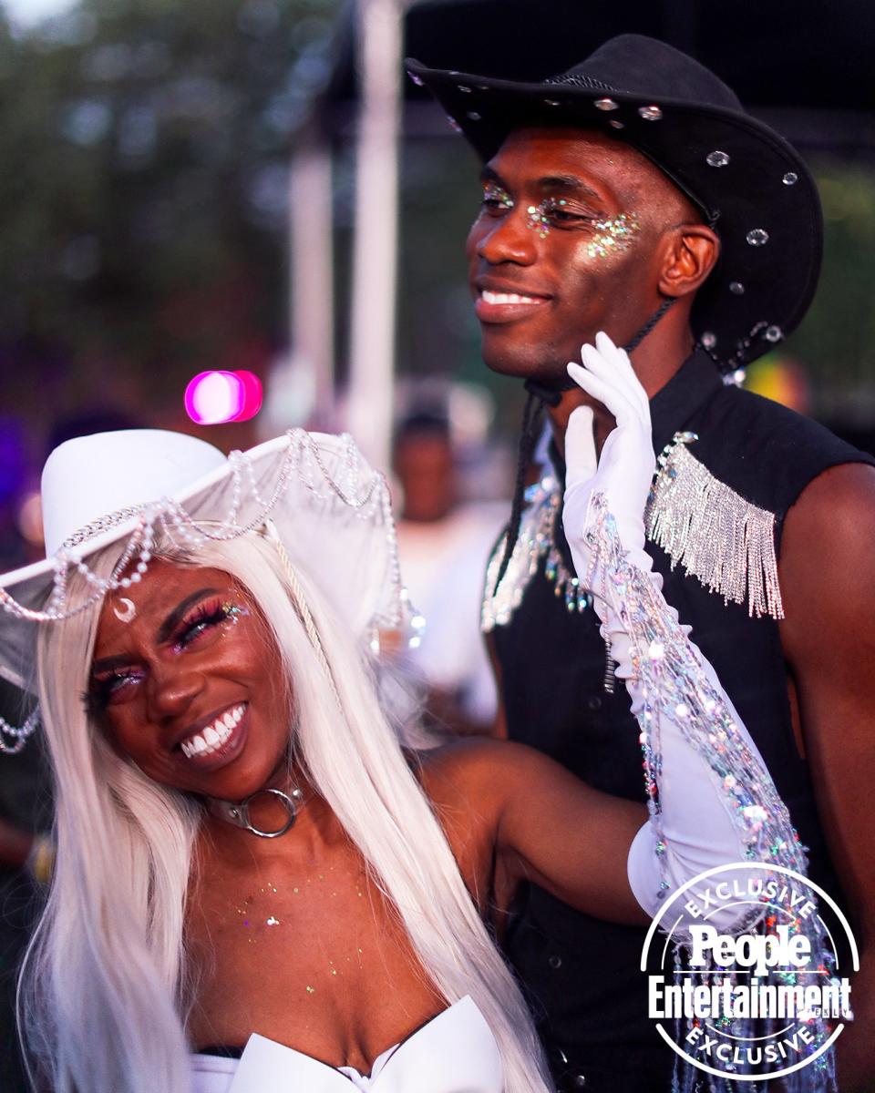 The crowd at the 2019 AfroPunk festival, held at Commodore Barry Park in Brooklyn, New York.