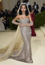 Yara Shahidi attends The Metropolitan Museum of Art's Costume Institute benefit gala celebrating the opening of the "In America: A Lexicon of Fashion" exhibition on Monday, Sept. 13, 2021, in New York. (Photo by Evan Agostini/Invision/AP)