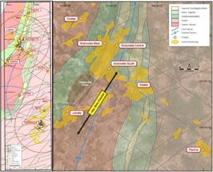 Bagoé Gold Project – Main Prospects