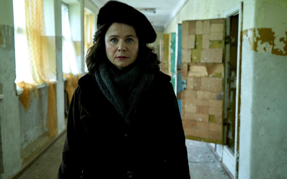 Emily Watson in the brilliant mini-series Chernobyl, which is still being shown on Sky Atlantic - Â©Sky UK Ltd/HBO