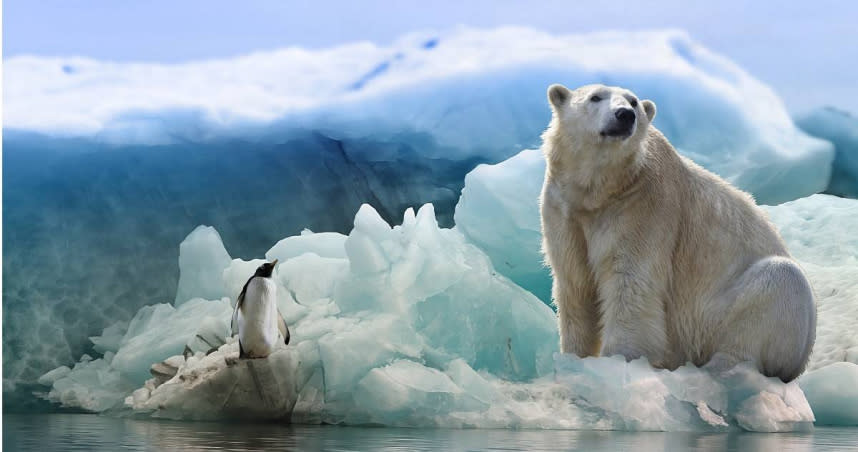 科學家同時在南北極觀測到破紀錄的異常高溫。（示意圖／Pixabay）