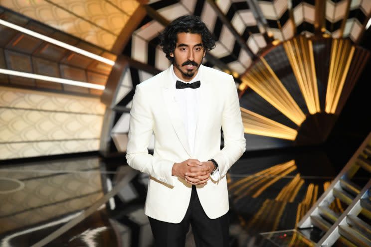 Dev speaks onstage during the 89th Annual Academy Awards (Photo by Kevin Winter/Getty Images)
