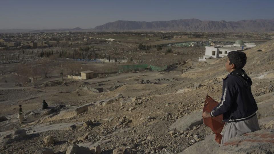 Niño hazara en Pakistán