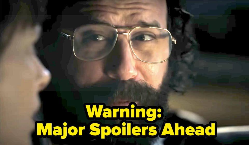 Murray Bauman with text reading: "Warning: Major Spoilers Ahead"