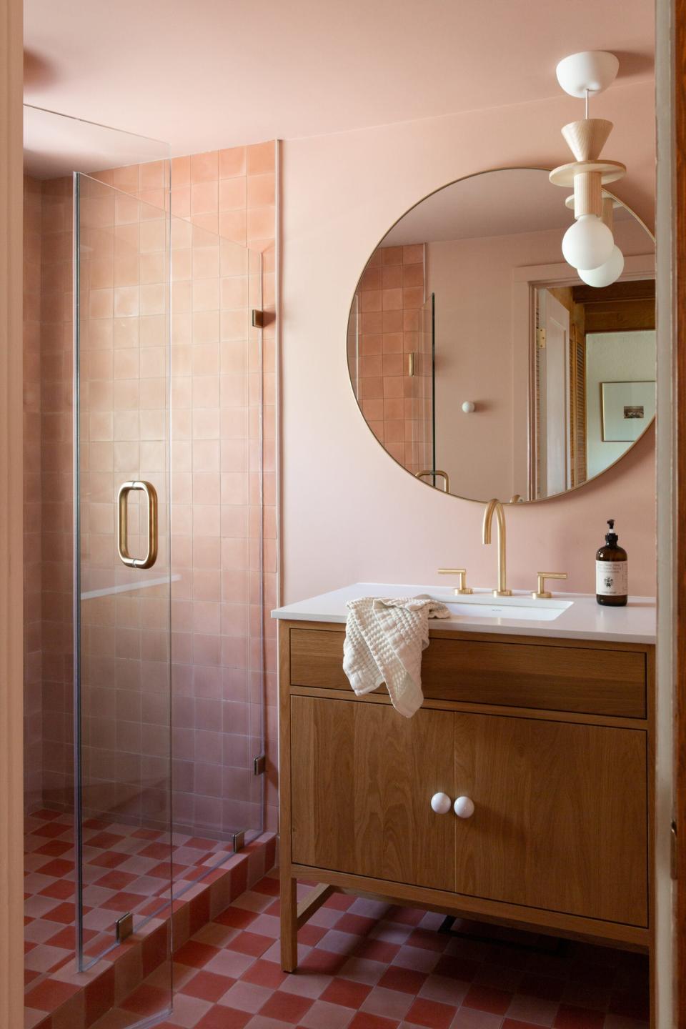 pink bathroom