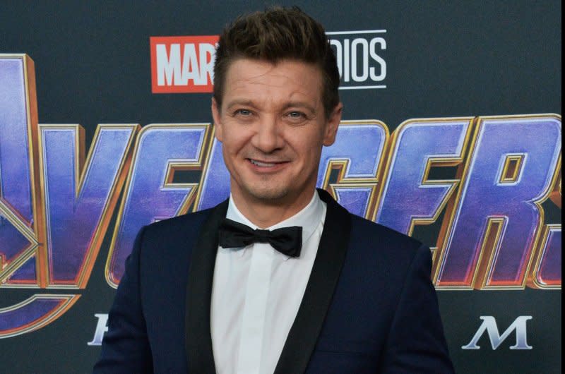 Jeremy Renner attends the premiere of "Avengers: Endgame" at the Los Angeles Convention Center in Los Angeles in 2019. File Photo by Jim Ruymen/UPI