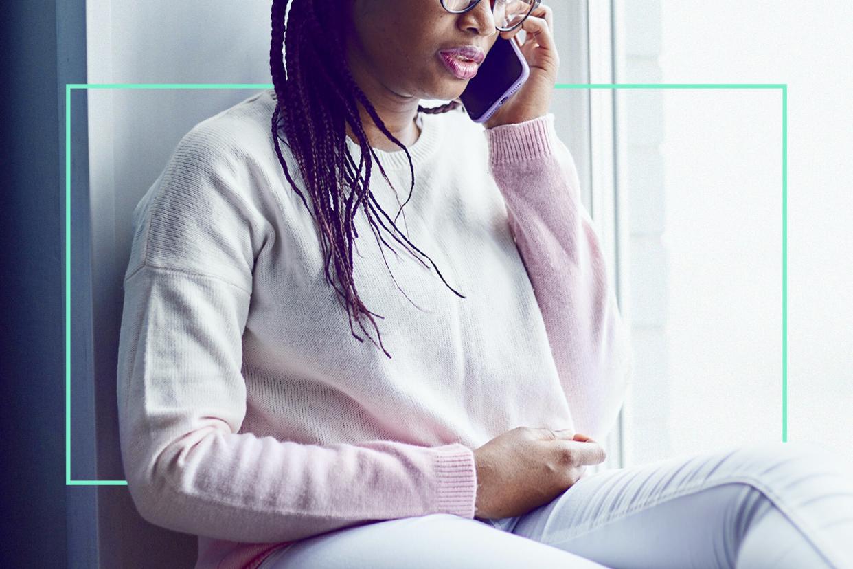 Woman Talking On The Phone