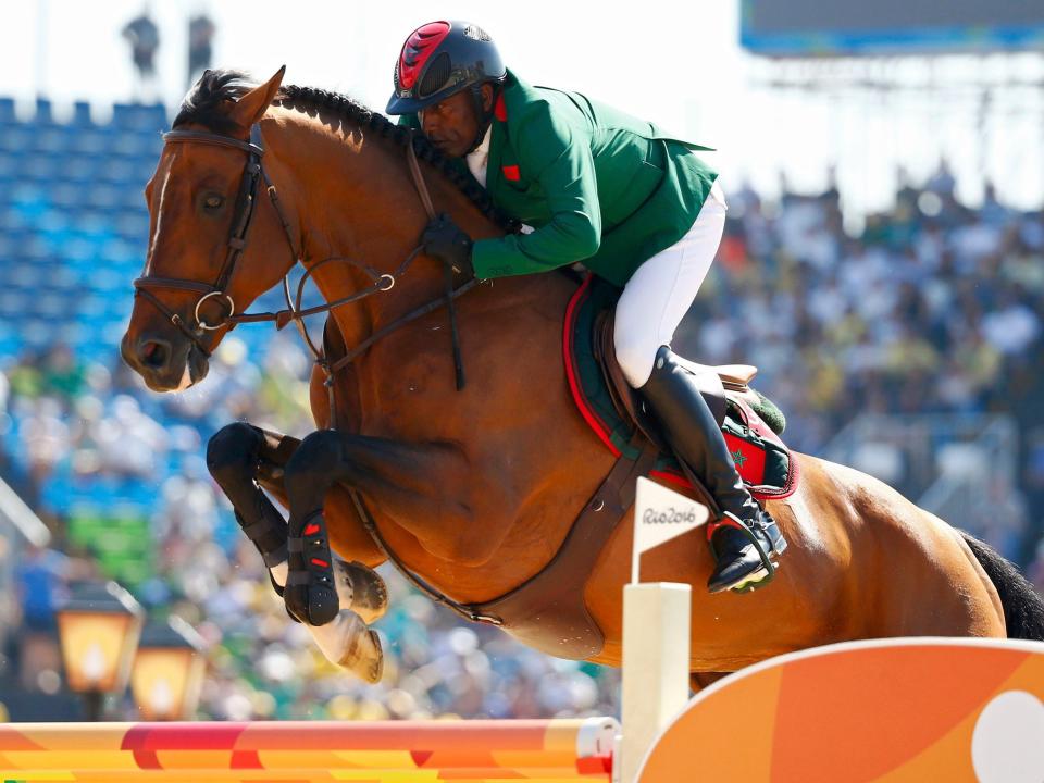 Abdelkebir Ouaddar competing at the 2016 rio olympics