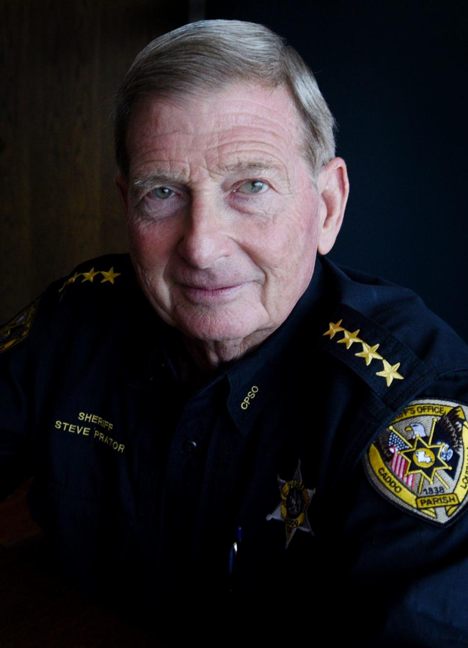 Caddo Sheriff Steve Prator on July 10, 2020. 