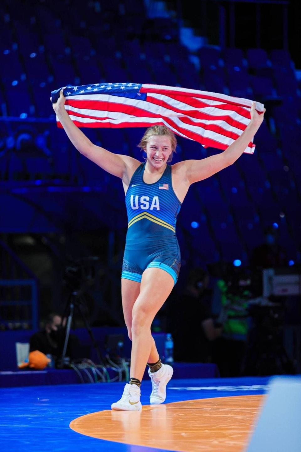 Kylie Welker, a Junior world champ, U23 world bronze medalist and Senior world team member, is the first recruit to sign with the Iowa women's wrestling program.