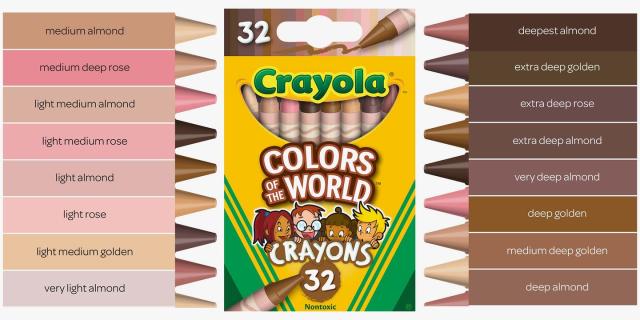 Crayola Released Coloring Products With Different Skin Tone Shades