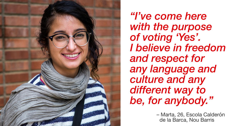 Marta, 26, from Escola Calderón de la Barca, Nou Barris