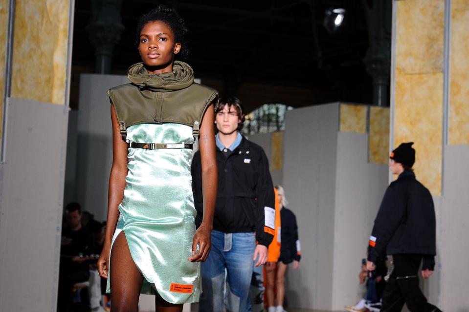 heron preston runway paris fashion week menswear fw 2020 2021