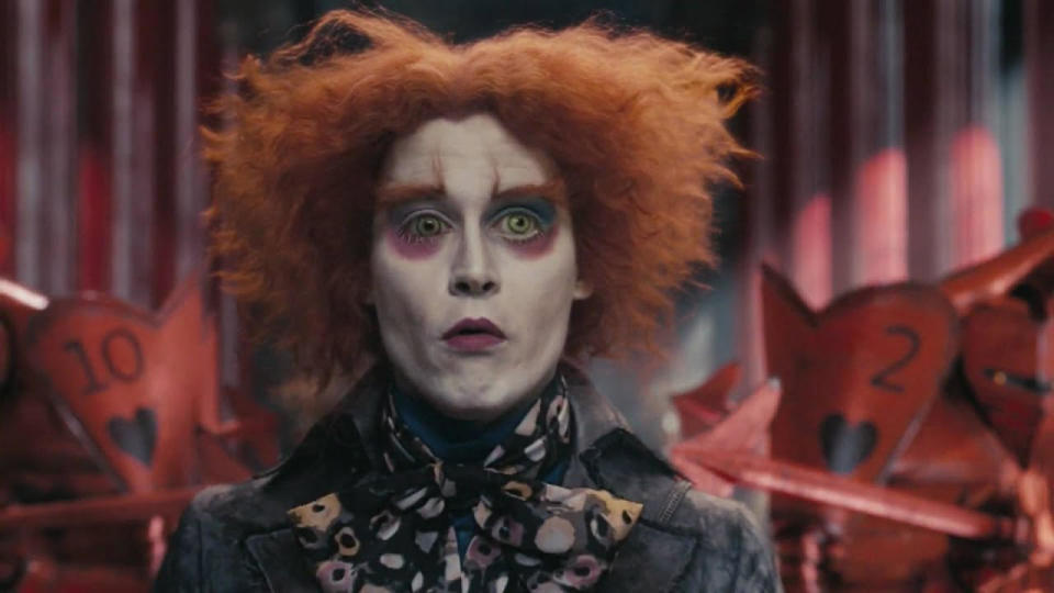 Johnny Depp in Alice in Wonderland