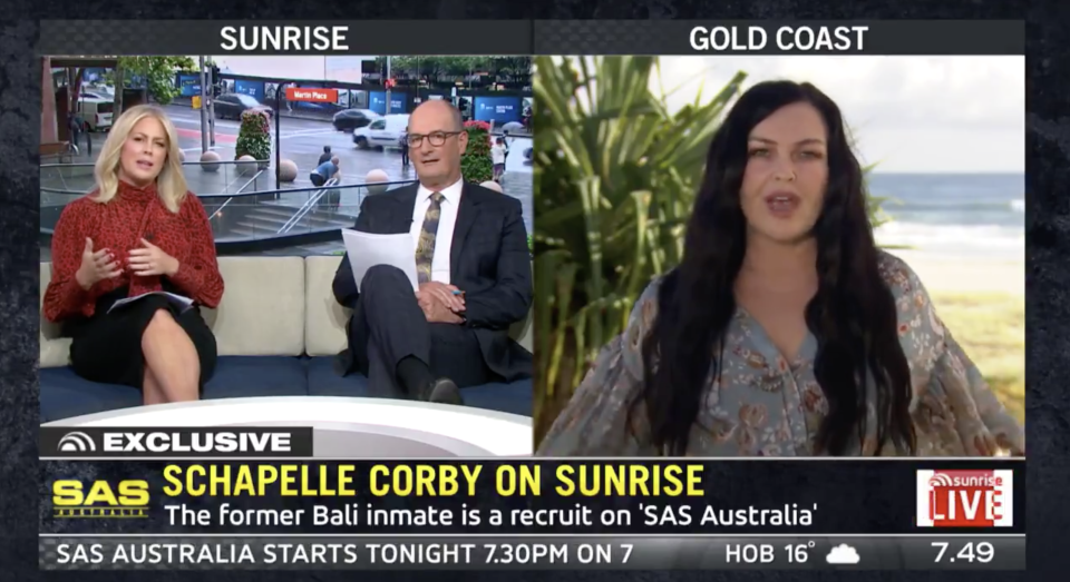 Schapelle Corby on Sunrise