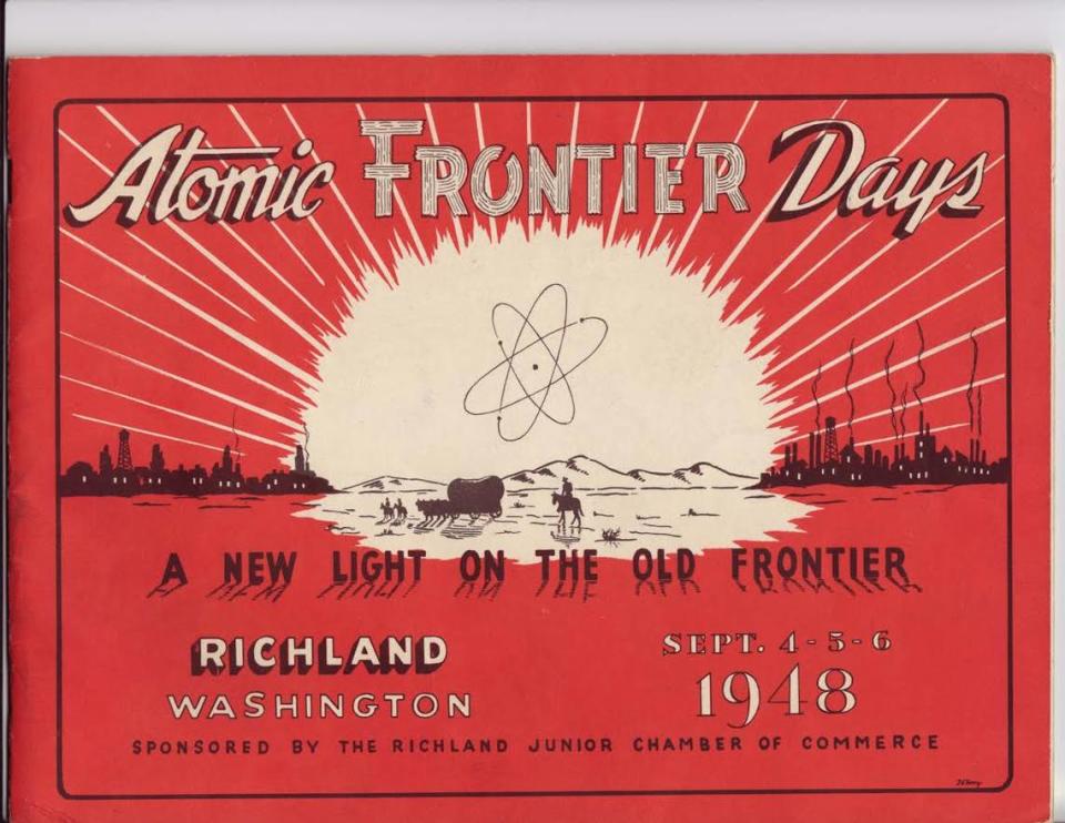 A program for the first Atomic Frontier Days in Richland in 1948, then a three-day event.