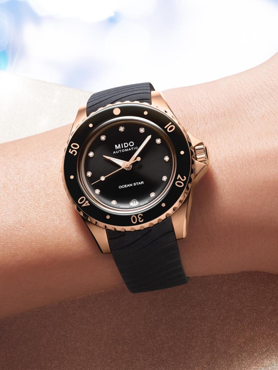 MIDO美度Ocean Star 36.5潛水腕錶，其實是一款女錶。