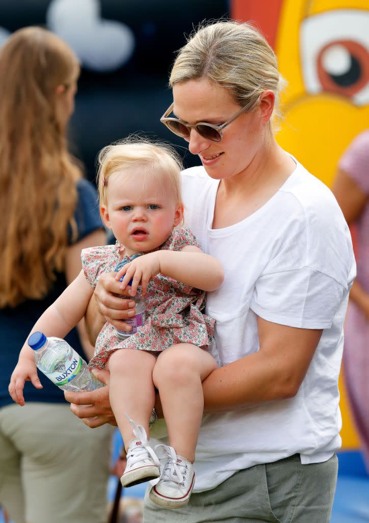 Zara Tindall and Her Younger Daughter Lena