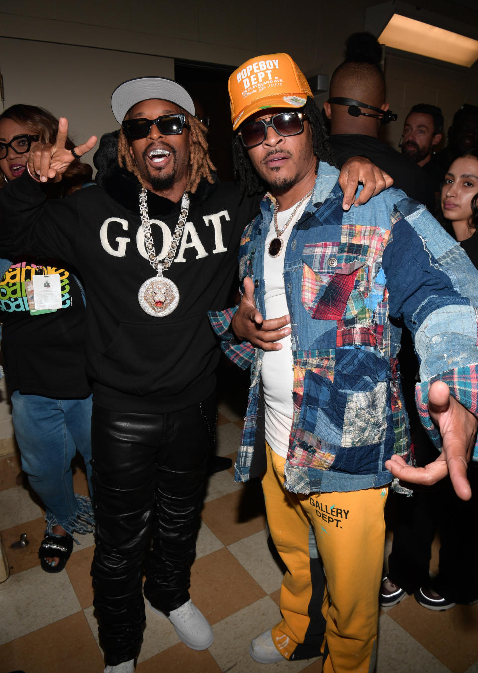 Lil Jon and T.I. attends the BET Hip-Hop Awards 2023 on October 03, 2023 in Atlanta, Georgia.