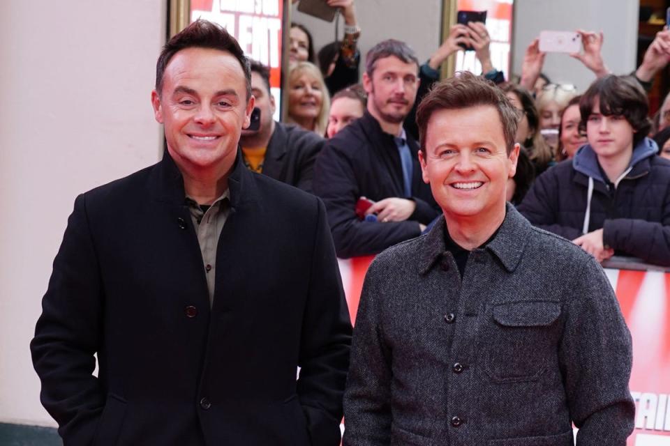 Ant and Dec consider each other like brothers but are in fact, cousins (PA Wire)