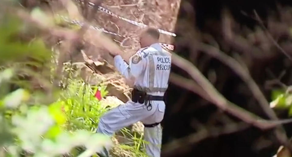 Bones were found at the Royal National Park south of Sydney over the weekend sparking an investigation. Source: 7 News