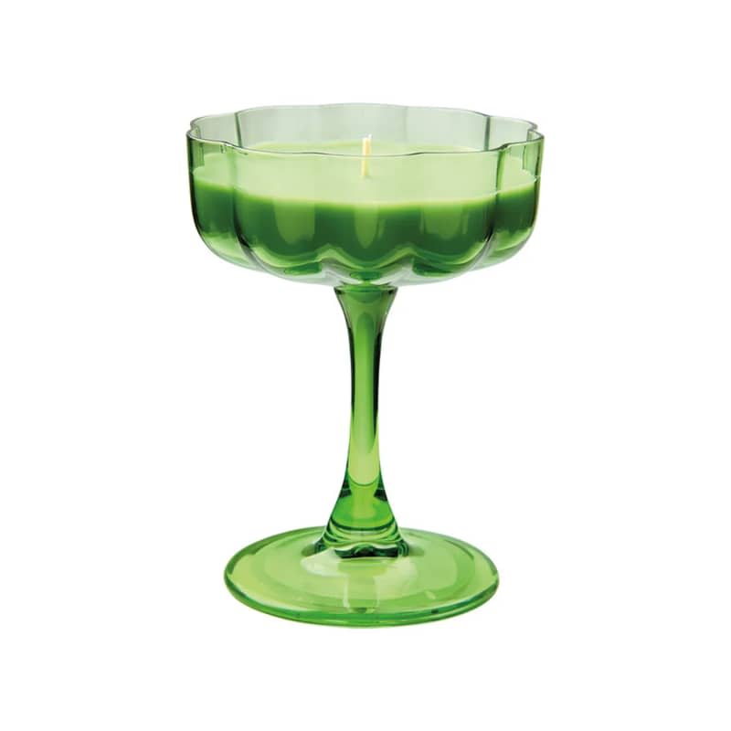 Huntington Home Cocktail Glass Candle Mojito