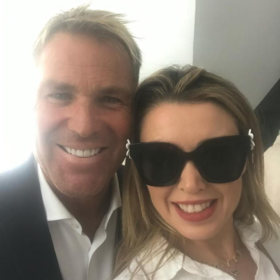 Shane Warne and Dannii Minogue