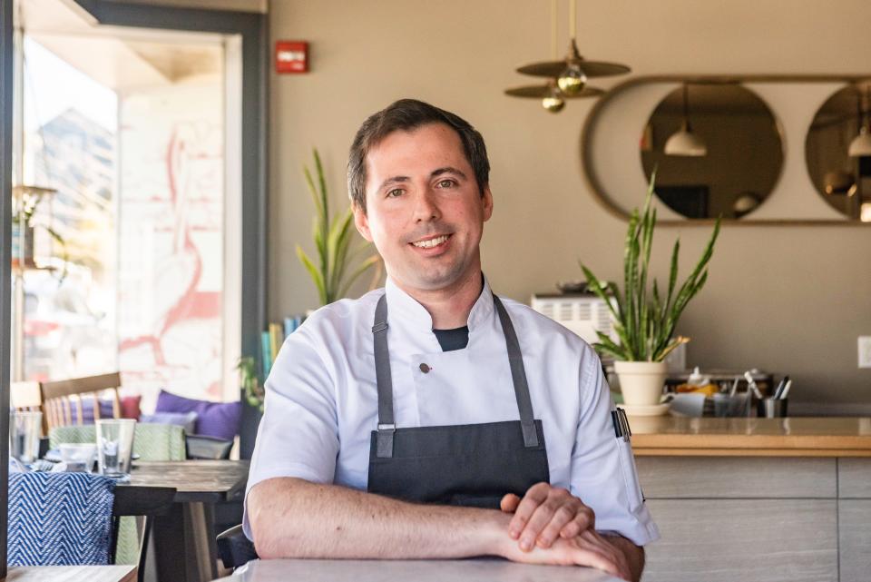 Chef Luke Mersfelder at Bywater is cooking in Warren.