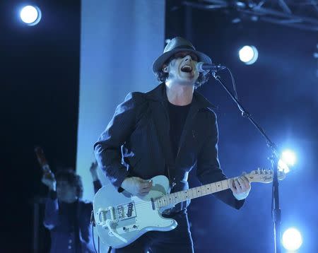 Jack White performs at the Hackney Weekend festival at Hackney Marshes in east London in this June 23, 2012 file photo. REUTERS/Olivia Harris/Files