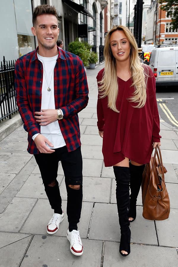 Garry and Charlotte shared a tumultuous relationship in the Geordie Shore house. Photo: Getty Images