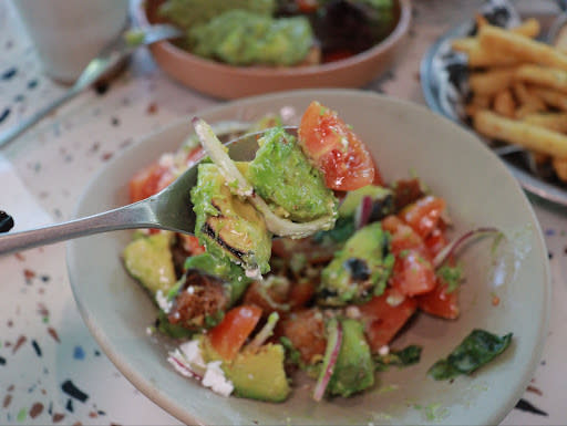 avo - salad close up
