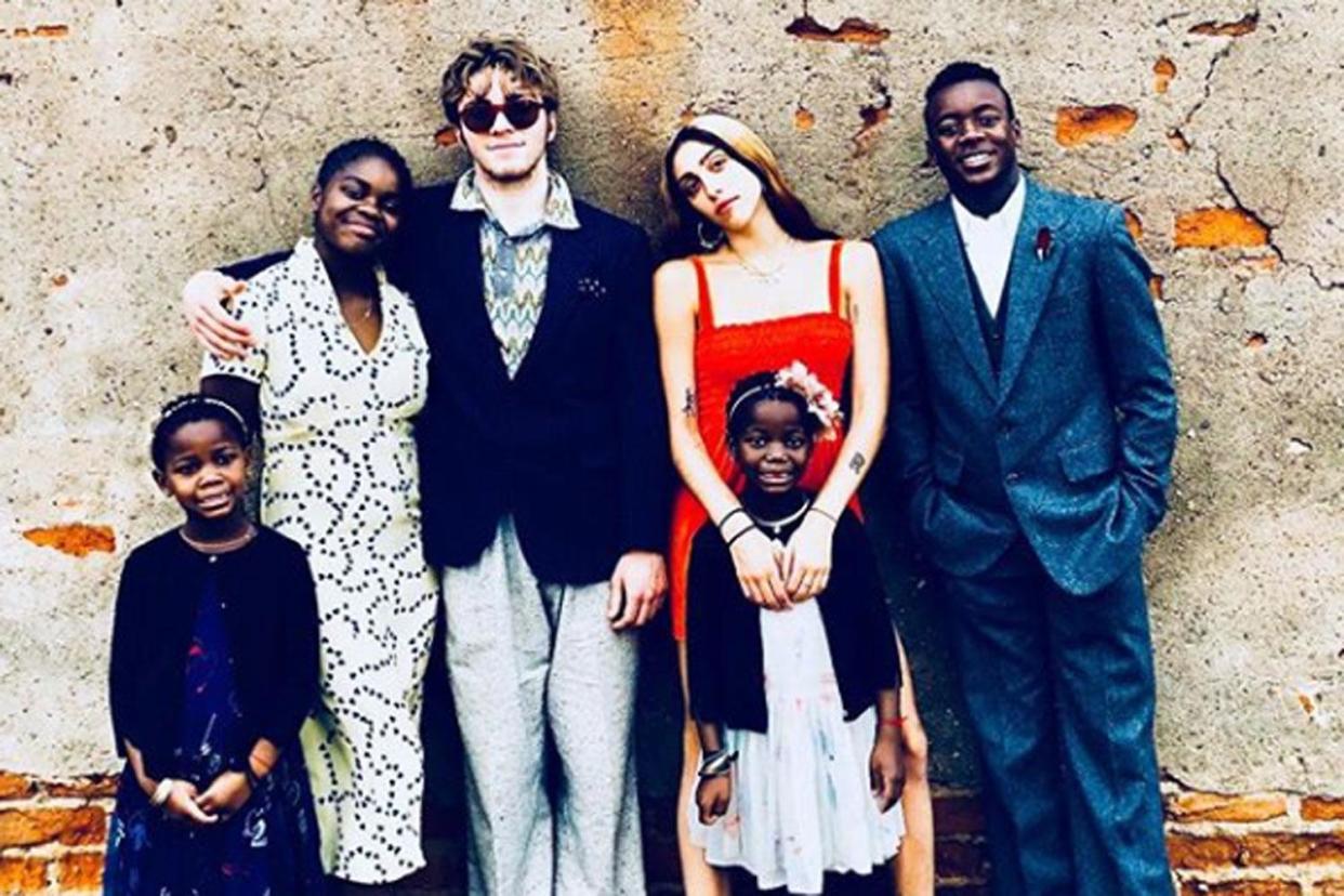 Family: Madonna shared a snap of her six children on Thanksgiving: Instagram / Madonna