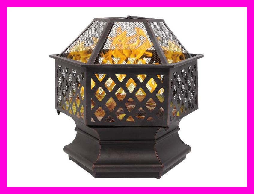 Save a whopping $246 on this Zimtown Outdoor Fire Pit. (Photo: Walmart)