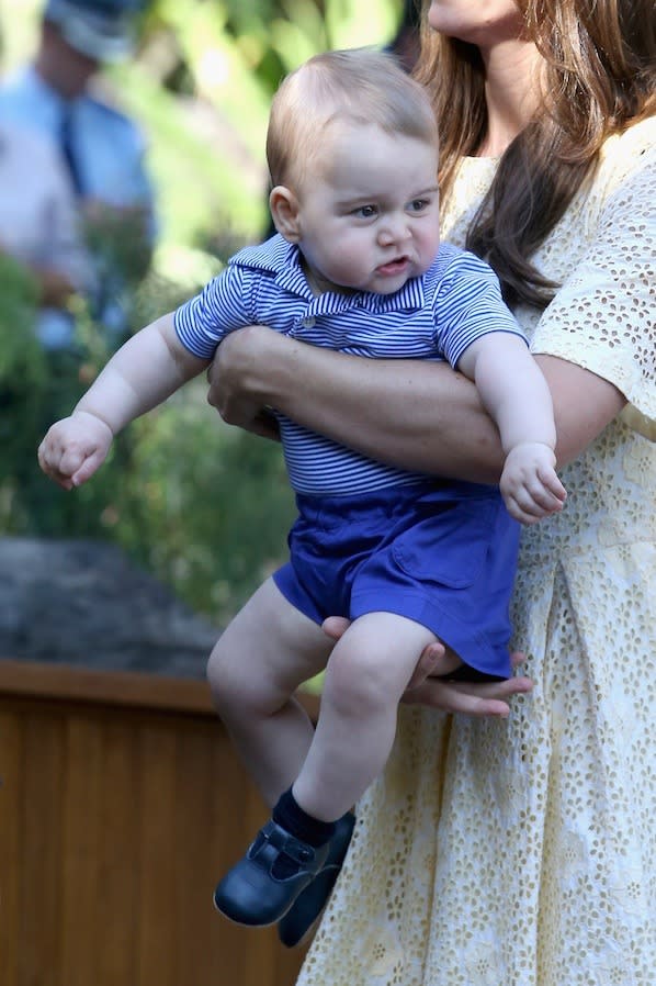 Prince George In Pictures